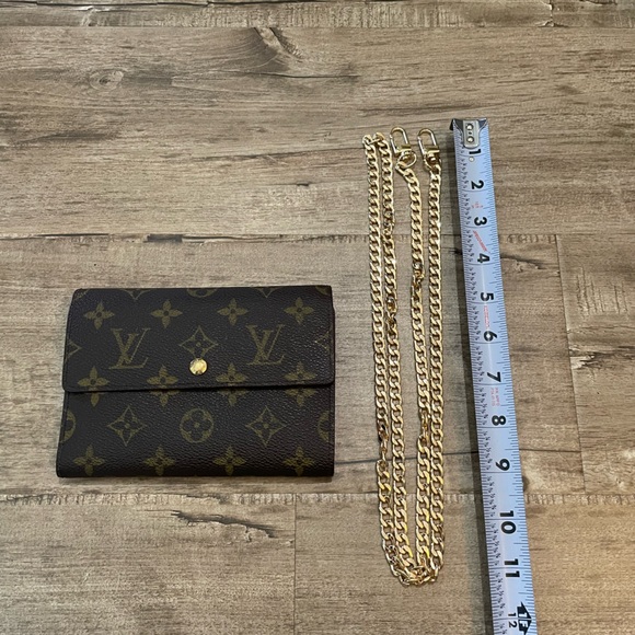 Louis Vuitton Monogram Porte Tresor Papiers Trifold Wallet w Insert! - Picture 12 of 16